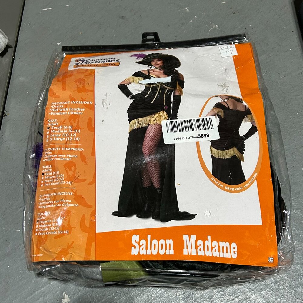 Saloon Madame Costume by California Costumes – Size Small